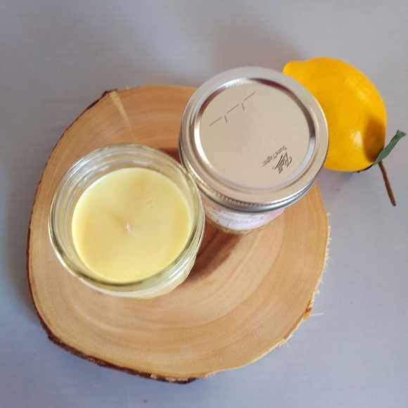 Lemon Kisses Handmade Soy Blend Ca… 2 for 17 - Picture 2 of 5